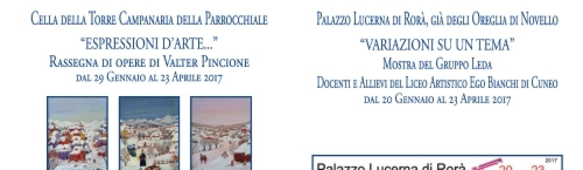 Eventi gennaio – aprile 2017